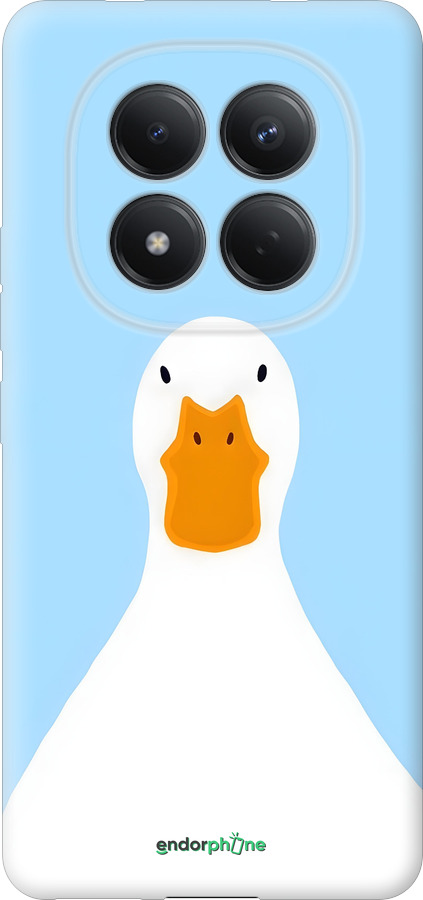 Силиконовый чехол Гусь для Xiaomi Redmi Note 15 Pro 4G - 6350u-4211 изображение 