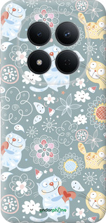 Силіконовий чехол Кошенята v3 для Xiaomi Redmi Note 15 Pro 5G - 1223u-4154 изображение 