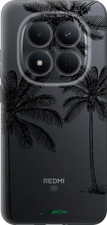 Силіконовий чехол Пальми1 для Xiaomi Redmi Note 15 Pro 5G - 4634u-4154 изображение 