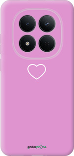 Силиконовый чехол Сердце 2 для Xiaomi Redmi Note 15 Pro 5G - 4863u-4154 изображение 