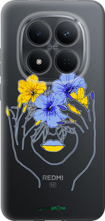 Силіконовий чехол Дівчина v4 для Xiaomi Redmi Note 15 Pro 5G - 5276u-4154 изображение 