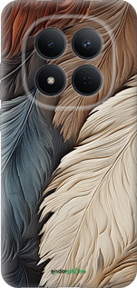 Силиконовый чехол Листья в стиле бохо для Xiaomi Redmi Note 15 Pro 5G - 5643u-4154 изображение 