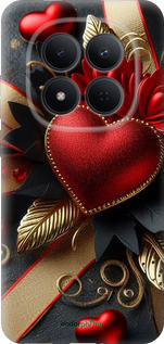 Силіконовий чехол Сердечки v2 для Xiaomi Redmi Note 15 Pro 5G - 5832u-4154 изображение 