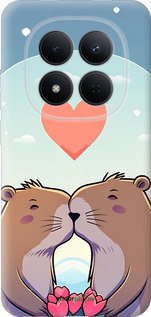 Силіконовий чехол Капібара кохання для Xiaomi Redmi Note 15 Pro 5G - 6027u-4154 изображение 