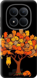 Силіконовий чехол Дерево та котики для Xiaomi Redmi Note 15 Pro 5G - 6516u-4154 изображение 