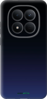 Силиконовый чехол Градиент в тёмно - синем стиле для Xiaomi Redmi Note 15 Pro 5G - 6542u-4154 изображение 