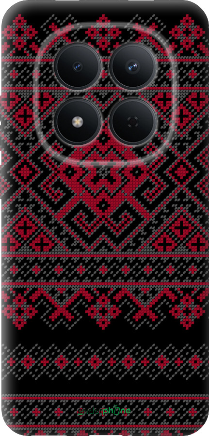 Силиконовый чехол Вышиванка 52 для Xiaomi Redmi Note 15 Pro 5G - 1763u-4154 изображение 