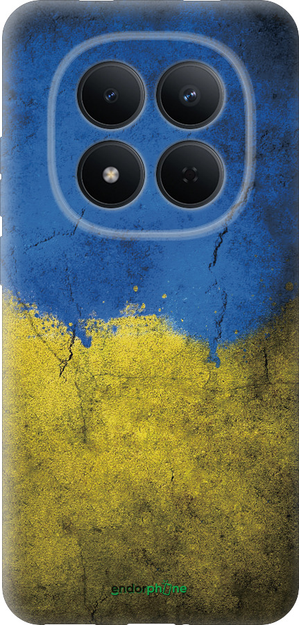 Силиконовый чехол Флаг Украины 2 для Xiaomi Redmi Note 15 Pro 5G - 401u-4154 изображение 