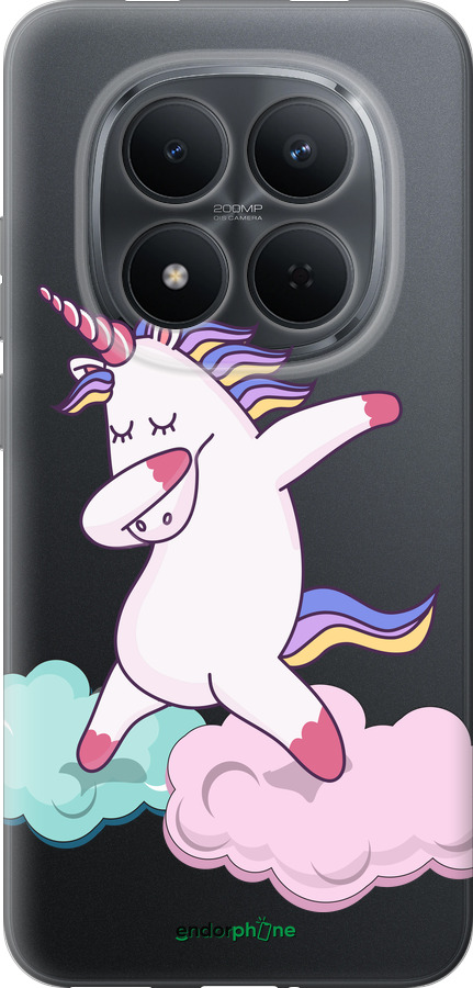 Силіконовий чехол Єдиноріг для Xiaomi Redmi Note 15 Pro 5G - 4702u-4154 изображение 