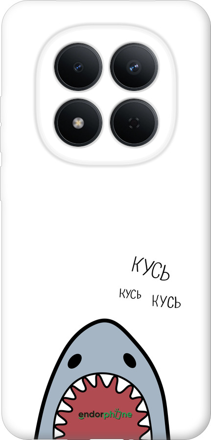 Силиконовый чехол Акула для Xiaomi Redmi Note 15 Pro 5G - 4870u-4154 изображение 
