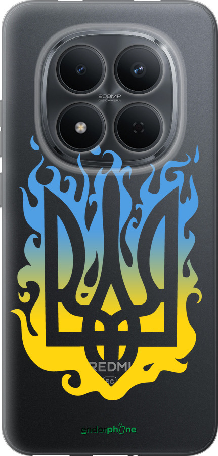 Силіконовий чехол Герб v1 для Xiaomi Redmi Note 15 Pro 5G - 5258u-4154 изображение 
