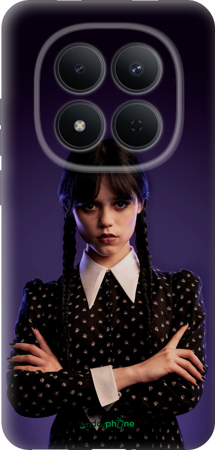 Силіконовий чехол Wednesday v3 для Xiaomi Redmi Note 15 Pro 5G - 5517u-4154 изображение 