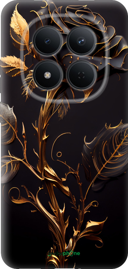 Силиконовый чехол Роза 3 для Xiaomi Redmi Note 15 Pro 5G - 5552u-4154 изображение 