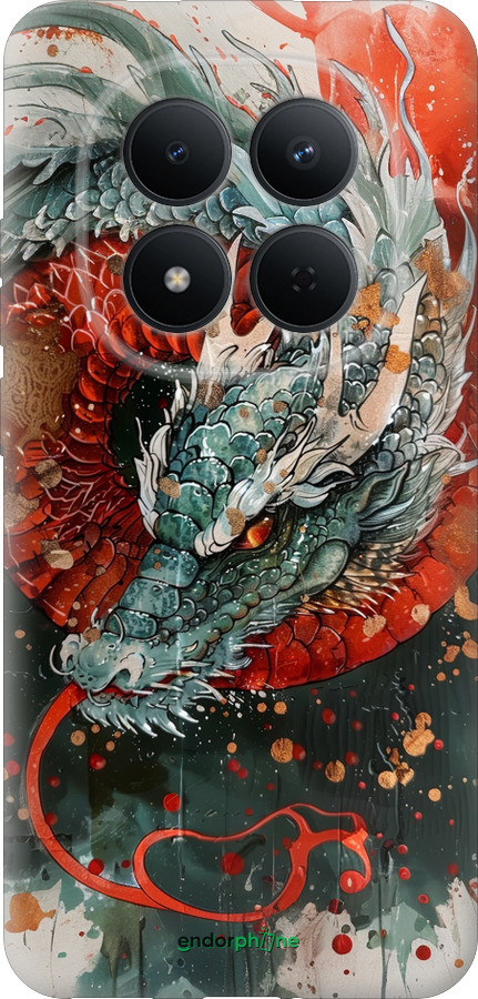 Силіконовий чехол Стихія вогню для Xiaomi Redmi Note 15 Pro 5G - 6101u-4154 изображение 