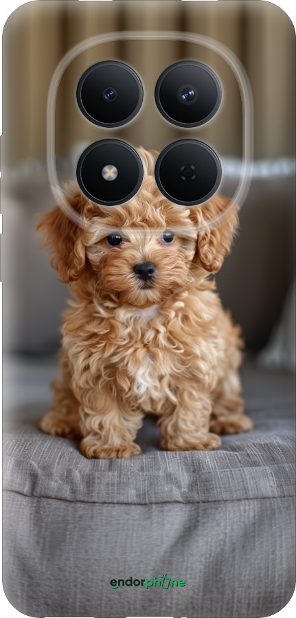 Силиконовый чехол Mini-maltipoo для Xiaomi Redmi Note 15 Pro 5G - 6158u-4154 изображение 