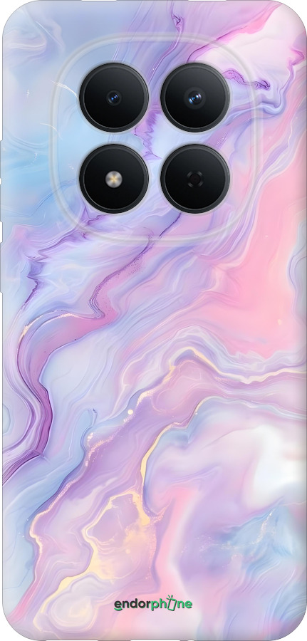 Силиконовый чехол Нежный мрамор для Xiaomi Redmi Note 15 Pro 5G - 6310u-4154 изображение 