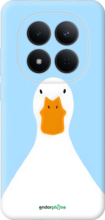 Силиконовый чехол Гусь для Xiaomi Redmi Note 15 Pro 5G - 6350u-4154 изображение 