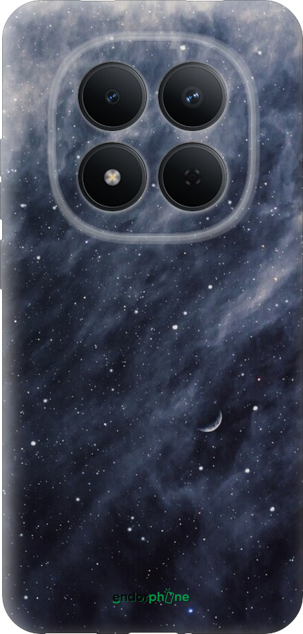 Силіконовий чехол Сині хмари, Синій місяць для Xiaomi Redmi Note 15 Pro 5G - 6398u-4154 изображение 