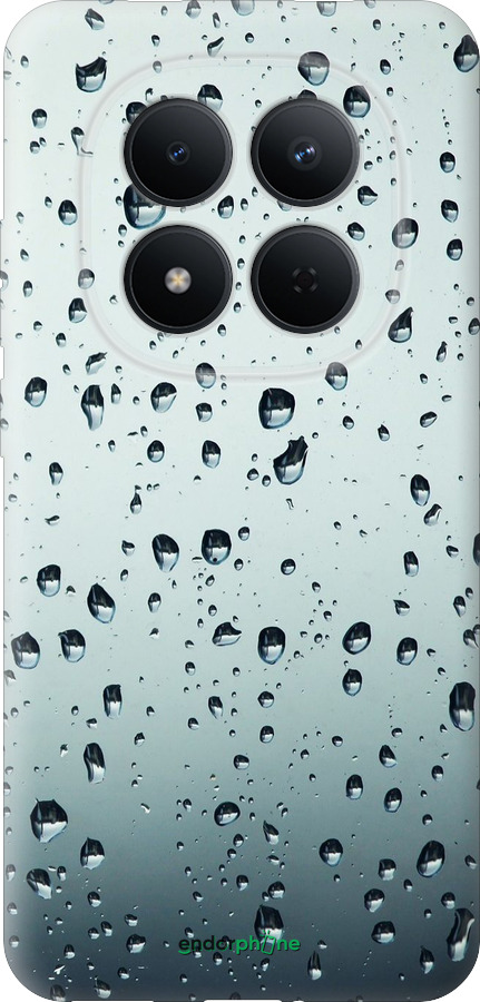 Силиконовый чехол Стекло в каплях для Xiaomi Redmi Note 15 Pro 5G - 848u-4154 изображение 