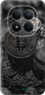 Силиконовый чехол Black Bitcoin для Xiaomi POCO M8 PRO - 6090u-6651 изображение 