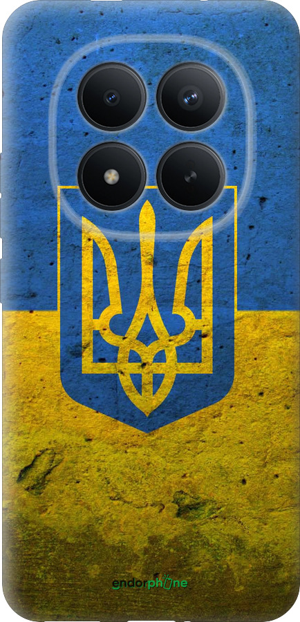 Силіконовий чехол Прапор і герб України 2 для Xiaomi POCO M8 PRO - 378u-6651 изображение 