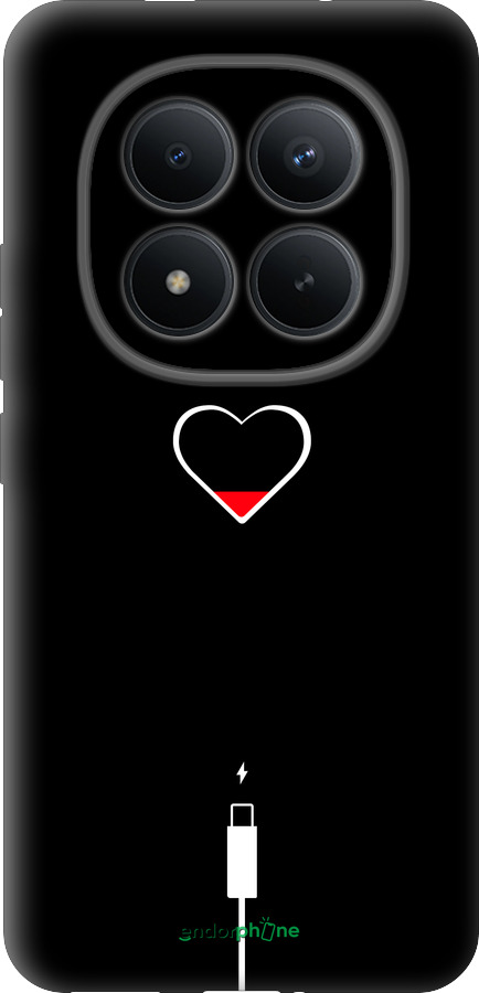 Силиконовый чехол Подзарядка сердца для Xiaomi POCO M8 PRO - 4274u-6651 изображение 