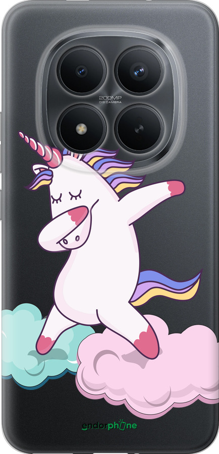Силиконовый чехол Единорог для Xiaomi POCO M8 PRO - 4702u-6651 изображение 