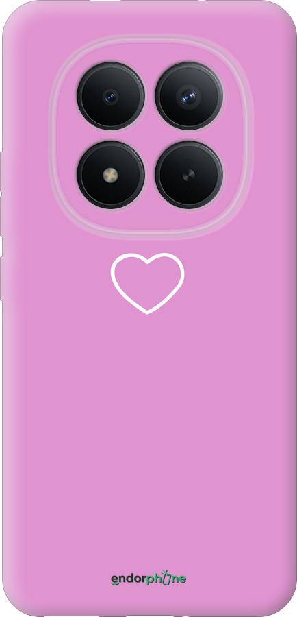 Силиконовый чехол Сердце 2 для Xiaomi POCO M8 PRO - 4863u-6651 изображение 