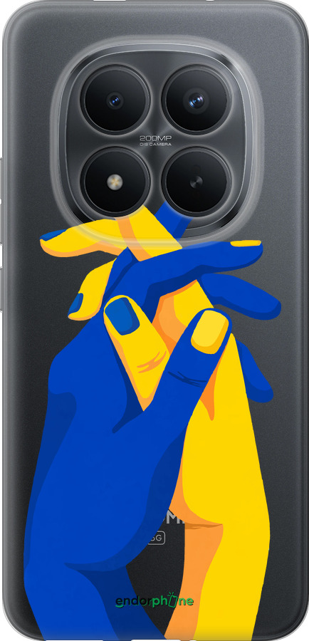 Силіконовий чехол Stand With Ukraine для Xiaomi POCO M8 PRO - 5255u-6651 изображение 