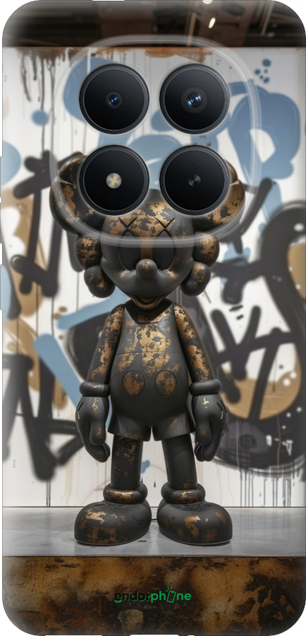 Силиконовый чехол Bronze kaws v2 для Xiaomi POCO M8 PRO - 6098u-6651 изображение 