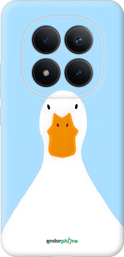 Силиконовый чехол Гусь для Xiaomi POCO M8 PRO - 6350u-6651 изображение 