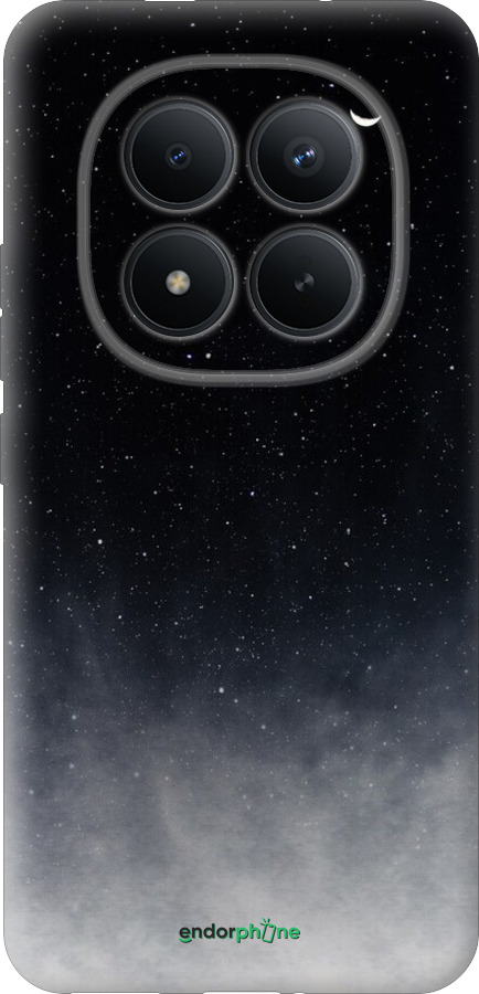 Силіконовий чехол Голубые облака, Голубая луна для Xiaomi POCO M8 PRO - 6396u-6651 изображение 