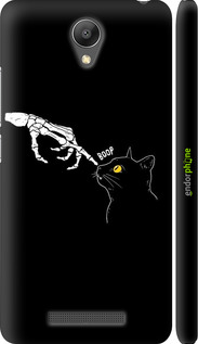 3D пластиковый матовый чехол Кошка для Xiaomi Redmi Note 2 - 6505m-96 изображение 