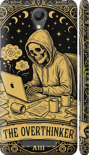 3D пластиковый матовый чехол The Overthinker для Xiaomi Redmi Note 2 - 6774m-96 изображение 