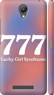 3D пластиковий матовий чохол 'Aesthetic Aura Gradient 777 Lucky Energy' для Xiaomi Redmi Note 2 зображення 3