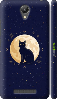 3D пластиковий матовий чехол Cute Cat Celestial/Witchy для Xiaomi Redmi Note 2 - 6787m-96 изображение 