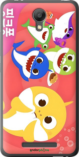 2D пластиковый чехол Бейби Шаркс для Xiaomi Redmi Note 2 - 6305t-96 изображение 