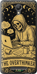 2D пластиковий чохол 'The Overthinker' для Xiaomi Redmi Note 2 зображення 2