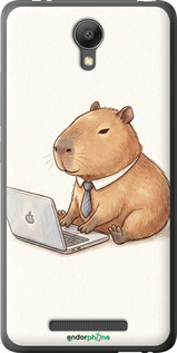 2D пластиковый чехол Funny Capybara CEO Working для Xiaomi Redmi Note 2 - 6777t-96 изображение 