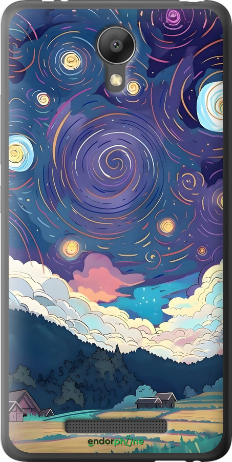 2D пластиковый чехол Креативный арт для Xiaomi Redmi Note 2 - 6322t-96 изображение 