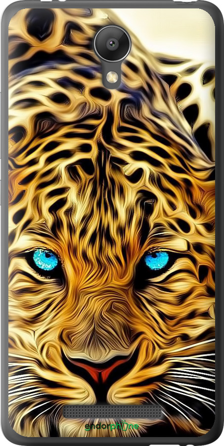 2D пластиковий чехол Леопард для Xiaomi Redmi Note 2 - 6611t-96 изображение 