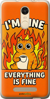 2D пластиковый чехол 'Funny Cat' для Xiaomi Redmi Note 3 pro изображение 3