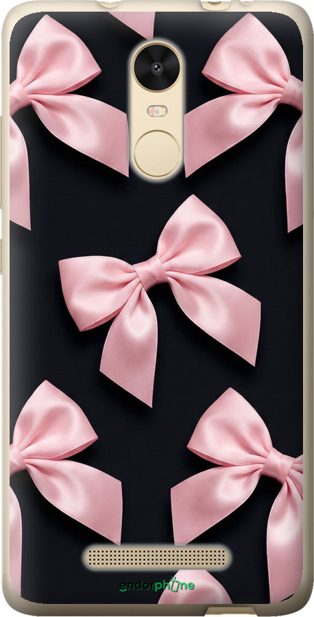 2D пластиковый чехол Coquette Ribbons Dark Coquette для Xiaomi Redmi Note 3 pro - 6767t-335 изображение 