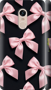 3D пластиковый матовый чехол 'Coquette Ribbons Dark Coquette' для Xiaomi Redmi Note 4 изображение 4