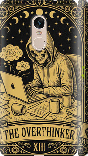 3D пластиковый матовый чехол 'The Overthinker' для Xiaomi Redmi Note 4 изображение 1