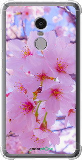 Силикон с усиленными углами чехол Сакура для Xiaomi Redmi Note 4 - 6029sp-352 изображение 