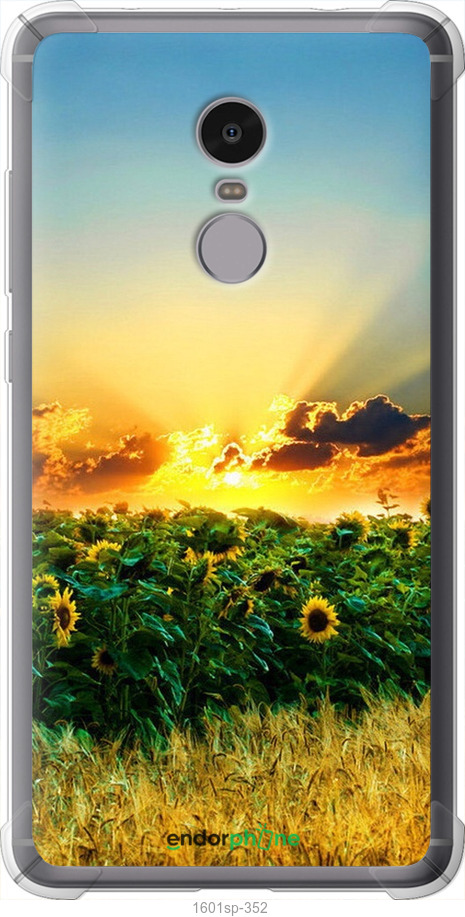 

Силіконовий протиударний с посиленими кутами чохол "Україна" для Xiaomi Redmi Note 4