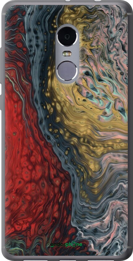 2D пластиковый чехол С изображением абстрактной живописи для Xiaomi Redmi Note 4 - 6530t-352 изображение 