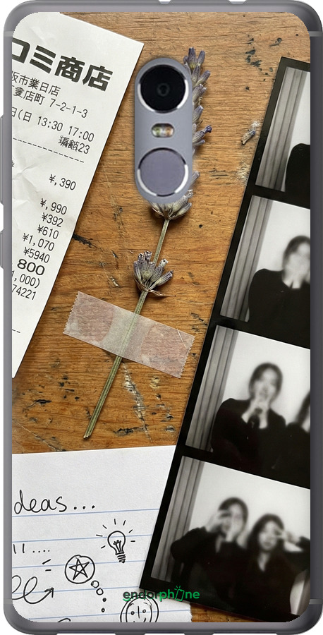 2D пластиковый чехол Aesthetic Scrapbook Collage для Xiaomi Redmi Note 4 - 6773t-352 изображение 