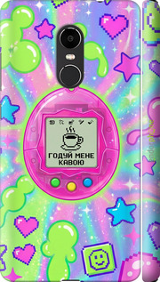 3D пластиковый матовый чехол Y2K Aesthetic Retro Pet: Годуй мене кавою для Xiaomi Redmi Note 4X - 6784m-951 изображение 